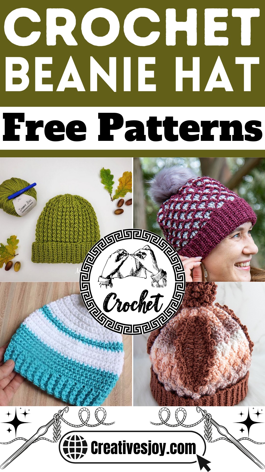 Crochet Beanie Hat Patterns 1