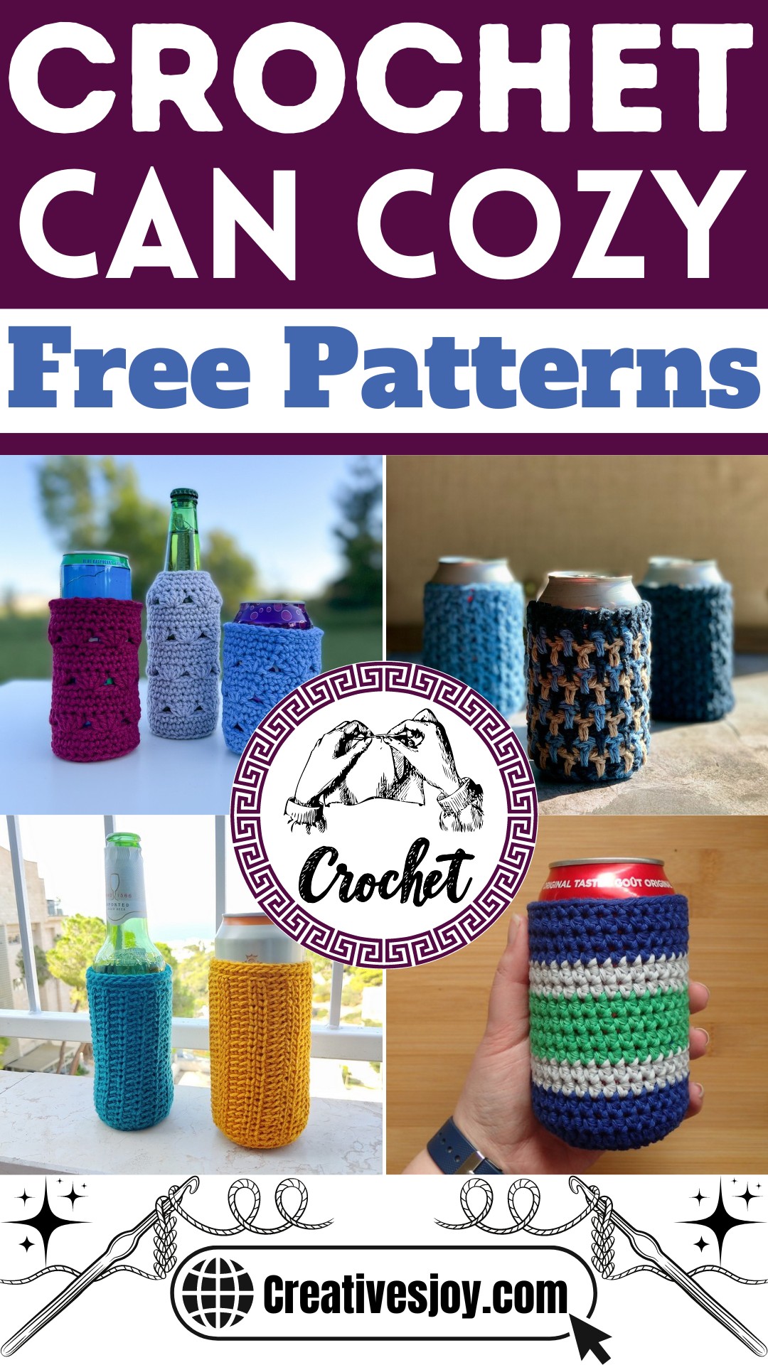 Crochet Can Cozy Patterns 1