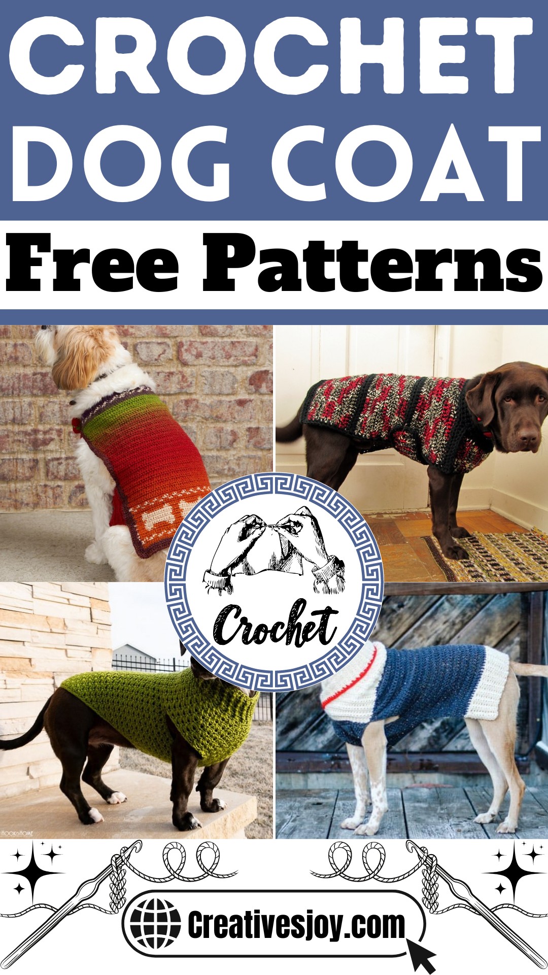 Crochet Dog Coat Patterns 1