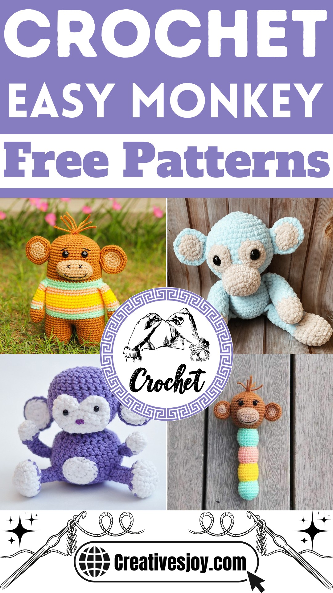 Easy Crochet Monkey Patterns Free 1