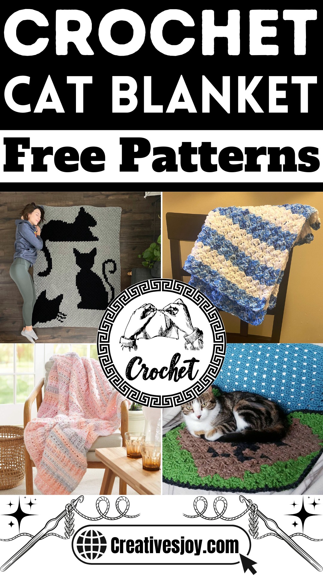 Free Cat Crochet Blanket Patterns 1