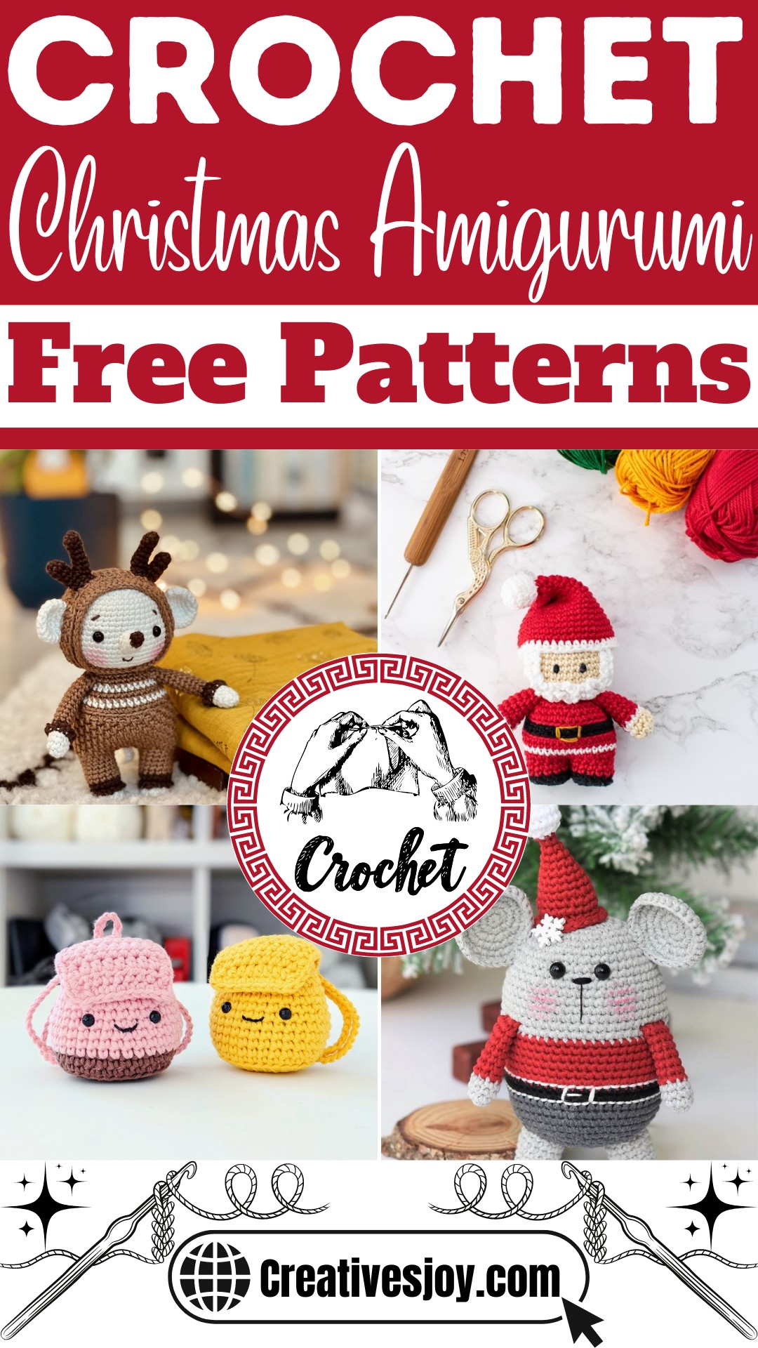 Free Christmas Amigurumi Crochet Patterns 1