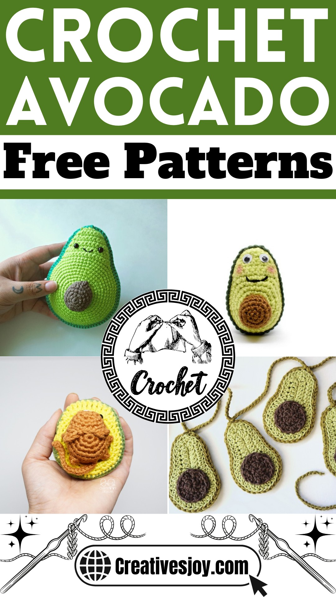 Free Crochet Avocado Patterns 1