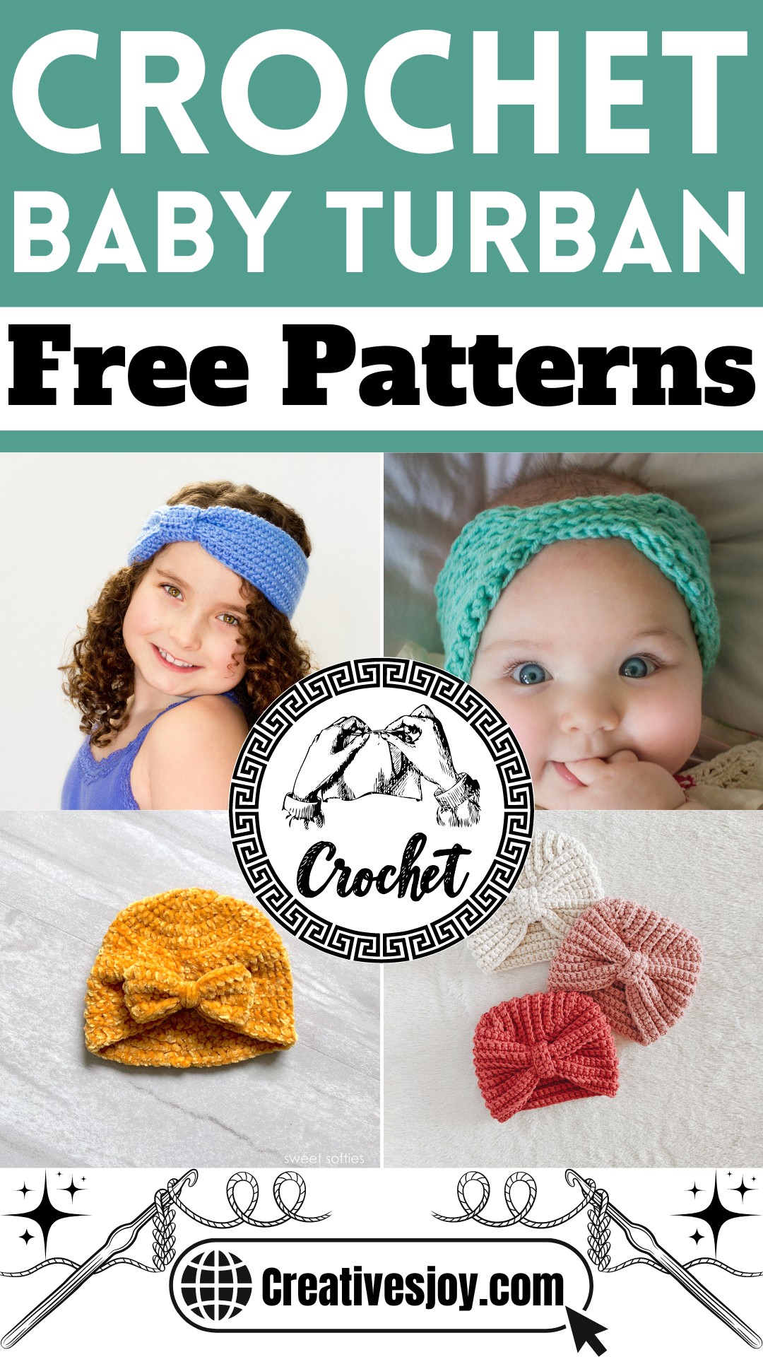 Free Crochet Baby Turban Patterns 1