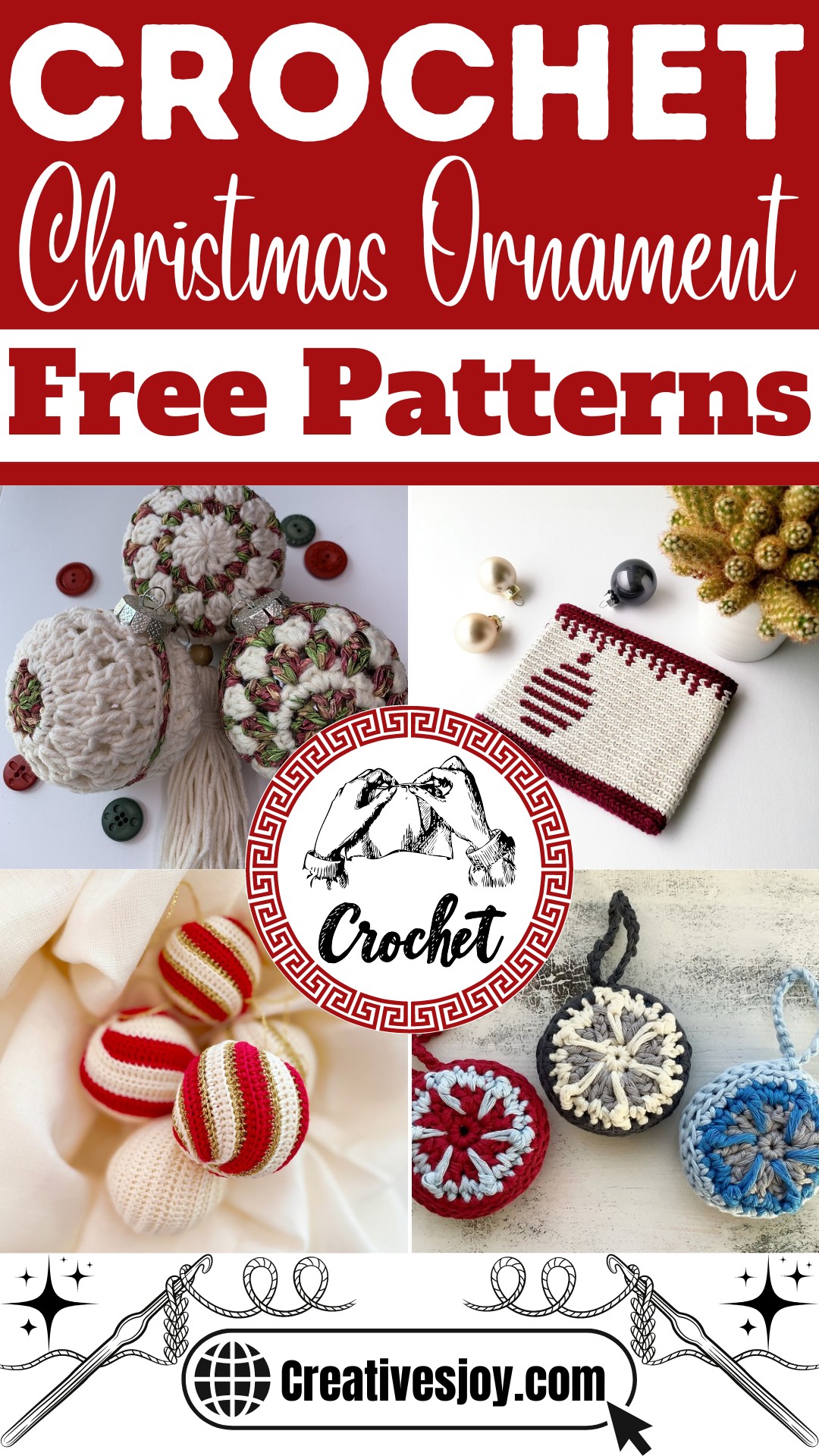 Free Crochet Christmas Ornament Patterns 1