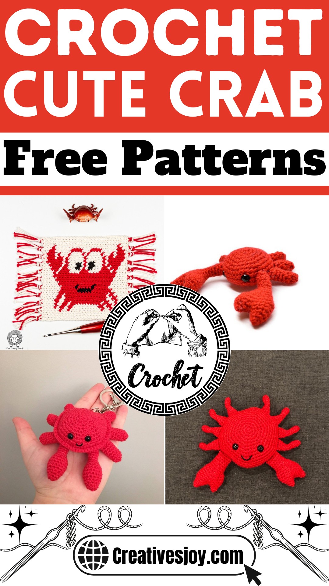 Free Crochet Crab Patterns 1