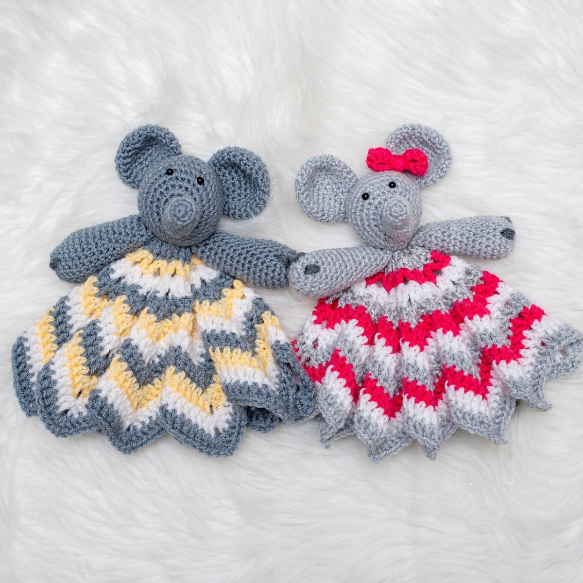 Free Crochet Elephant Lovey Patterns