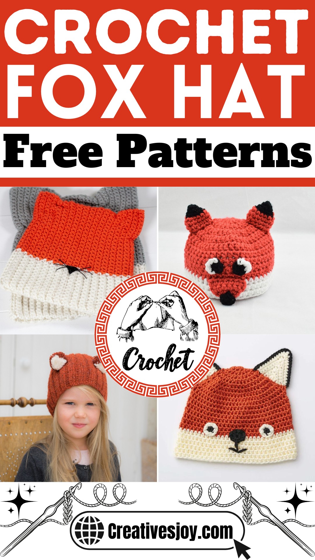 Free Crochet Fox Hat Patterns 1