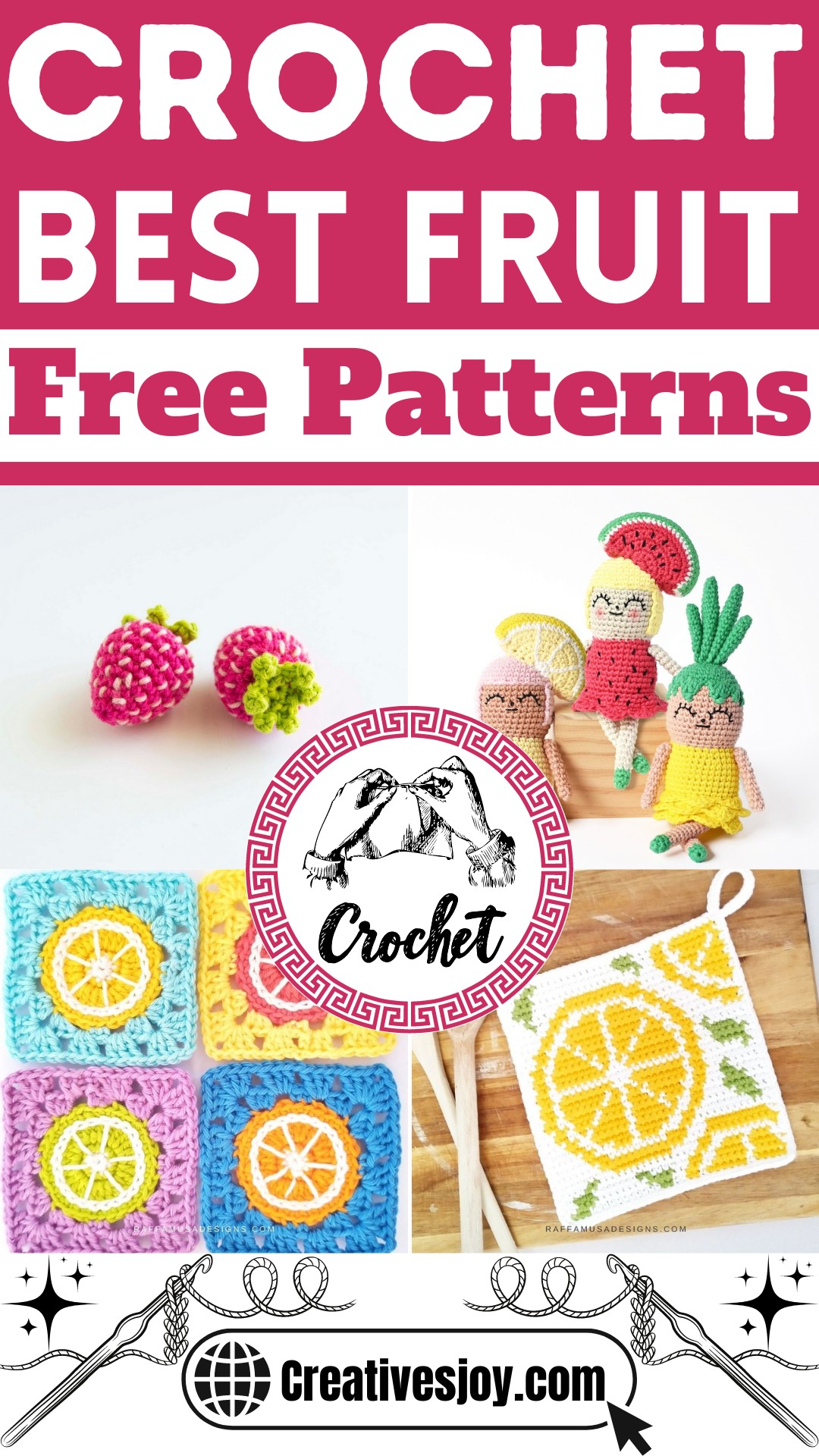 Free Crochet Fruit Patterns 1