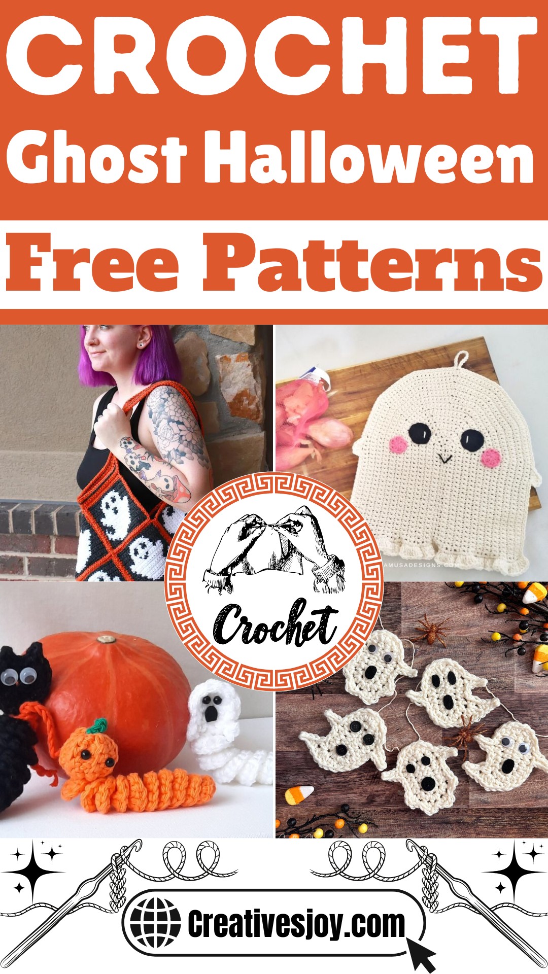 Free Crochet Ghost Patterns For Halloween 1