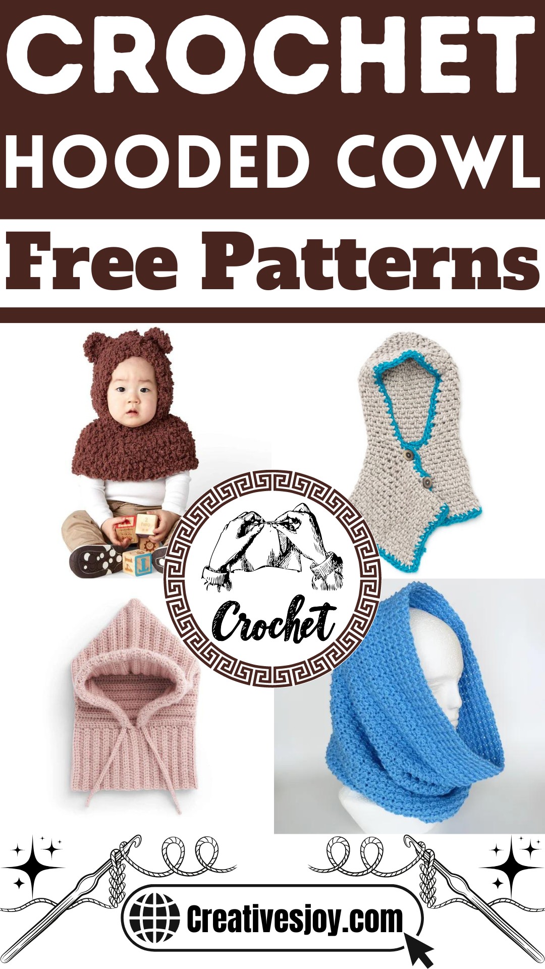 Free Crochet Hooded Cowl Patterns 1