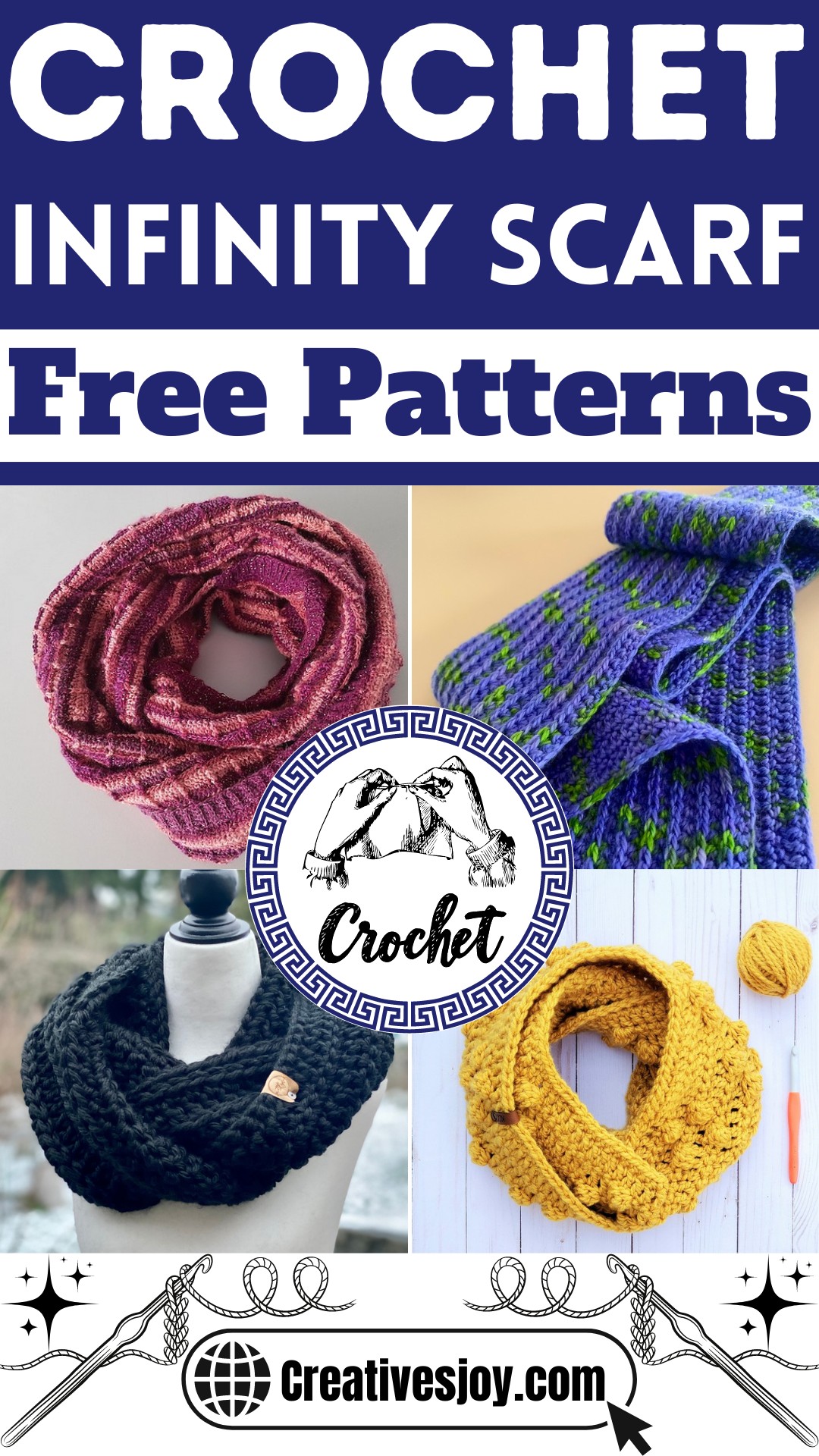 Free Crochet Infinity Scarf Patterns 1