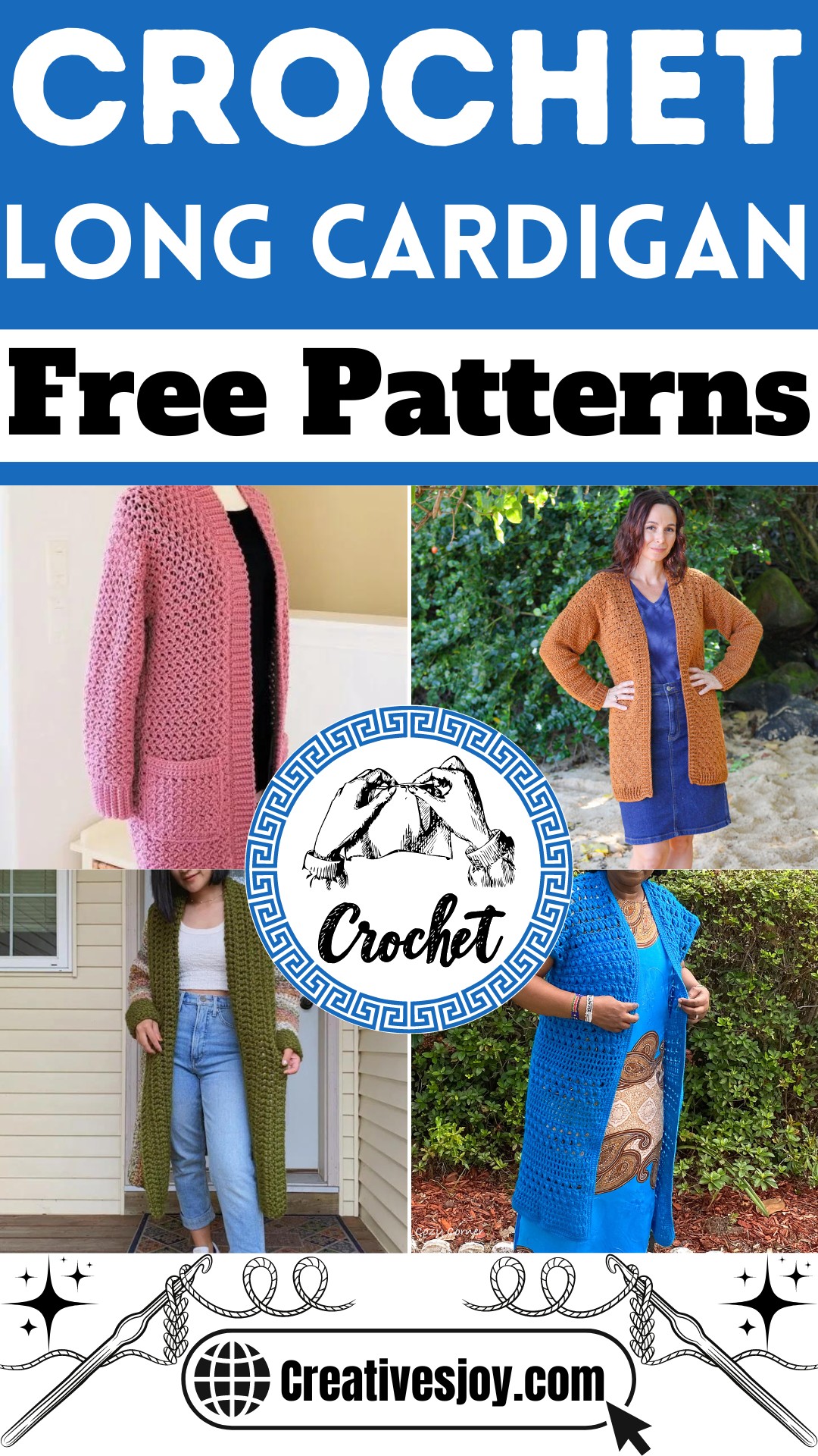 Free Crochet Long Cardigan Patterns 1