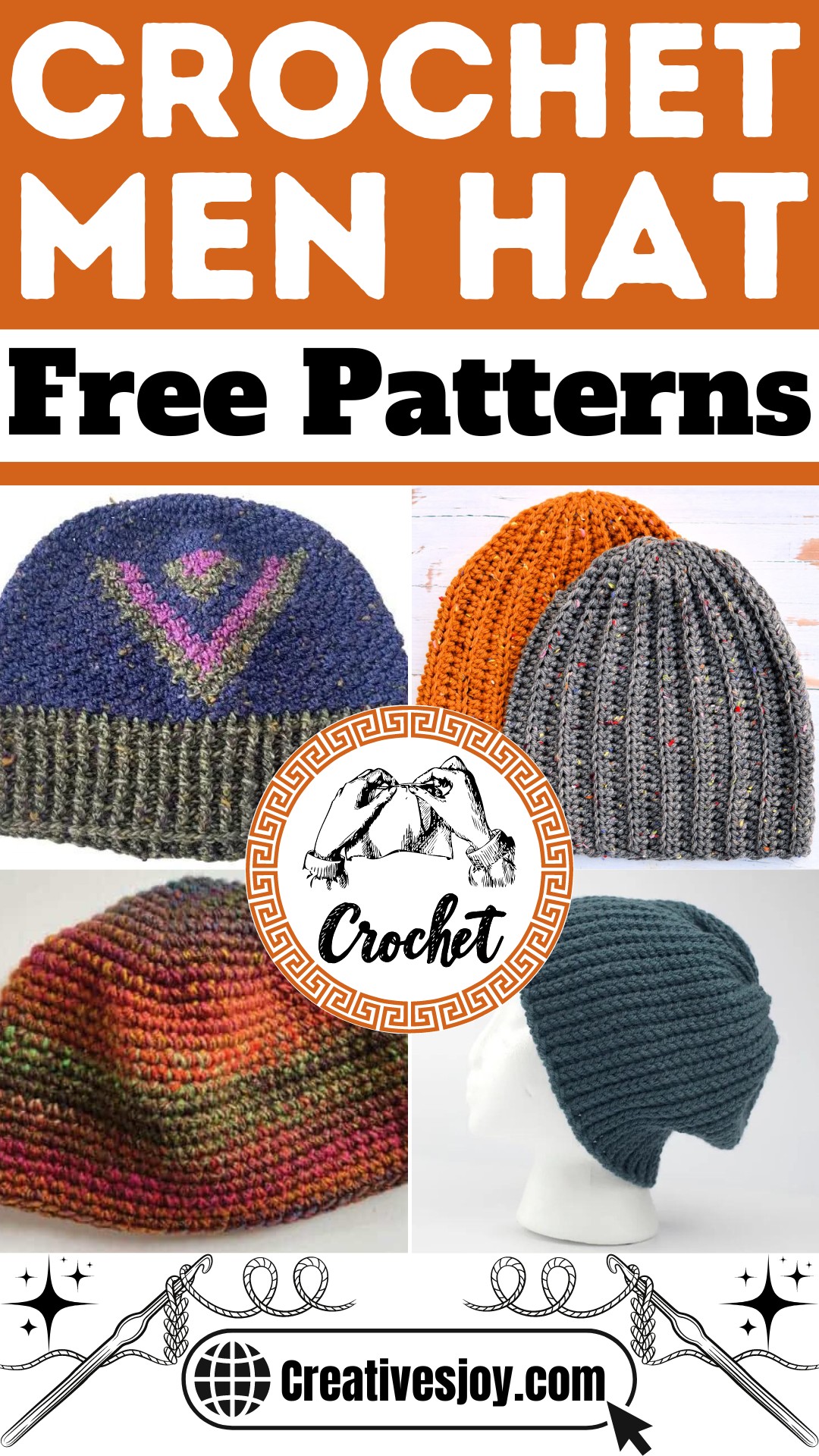 Free Crochet Men Hat Patterns 1