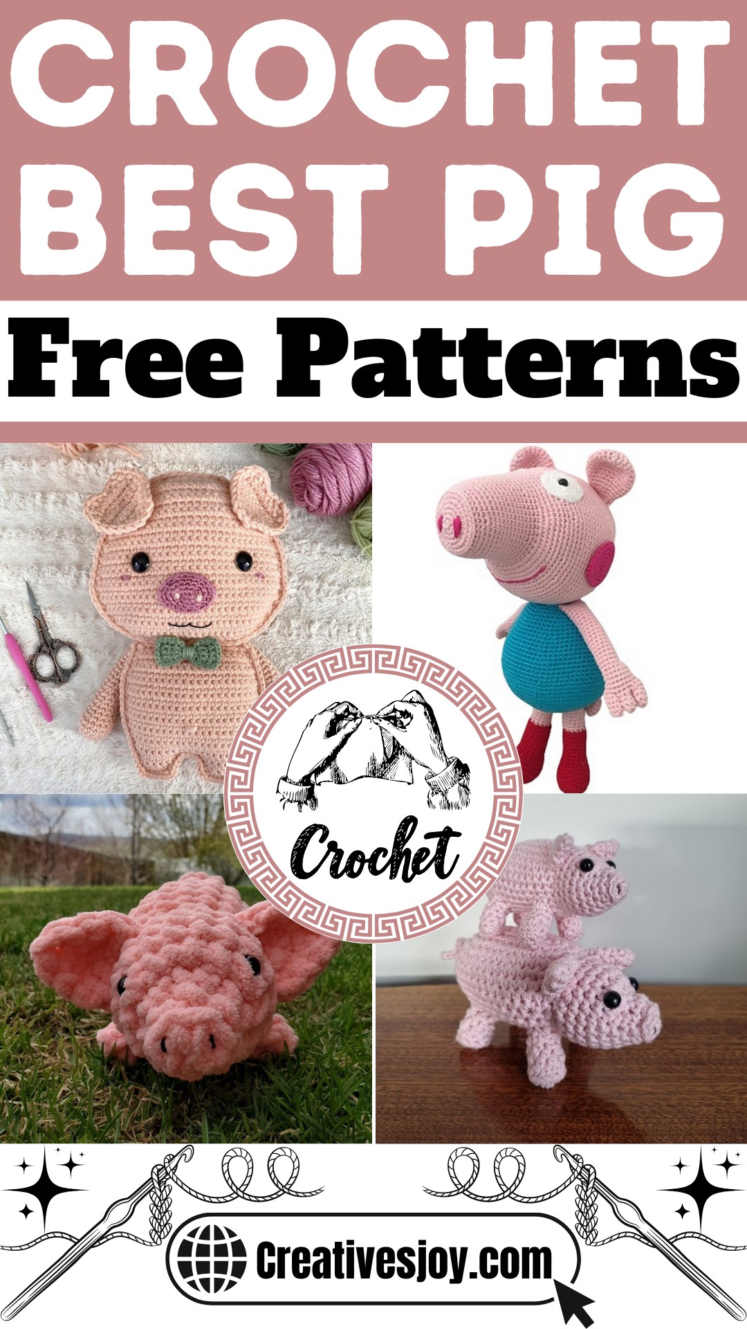 Free Crochet Pig Patterns 1