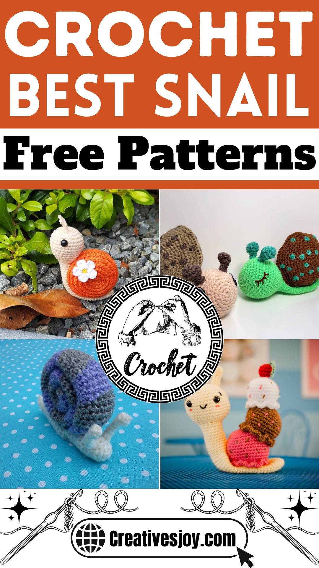 Free Crochet Snail Patterns 1