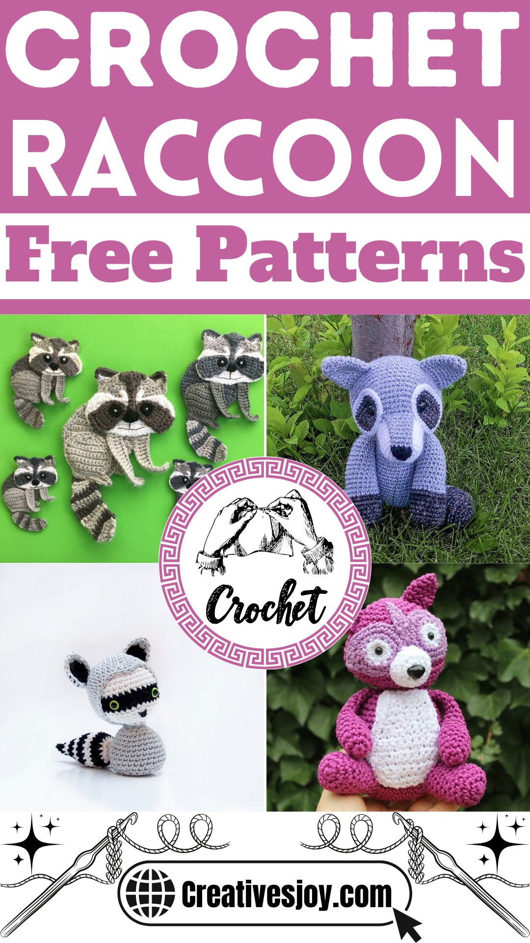 Free Raccoon Crochet Patterns 1