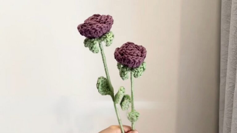 Beautiful Crochet Mini Rose Pattern