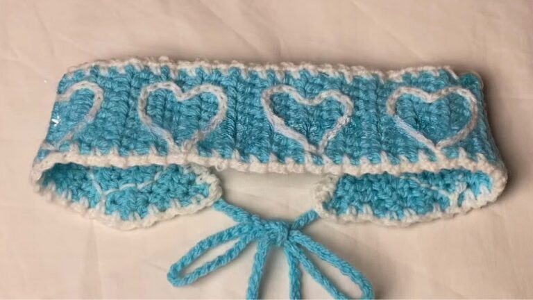 Crochet Heart Shaped Headband Pattern