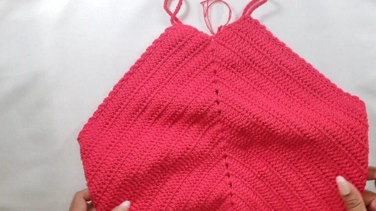 Wonderful Crochet Crop Top Pattern