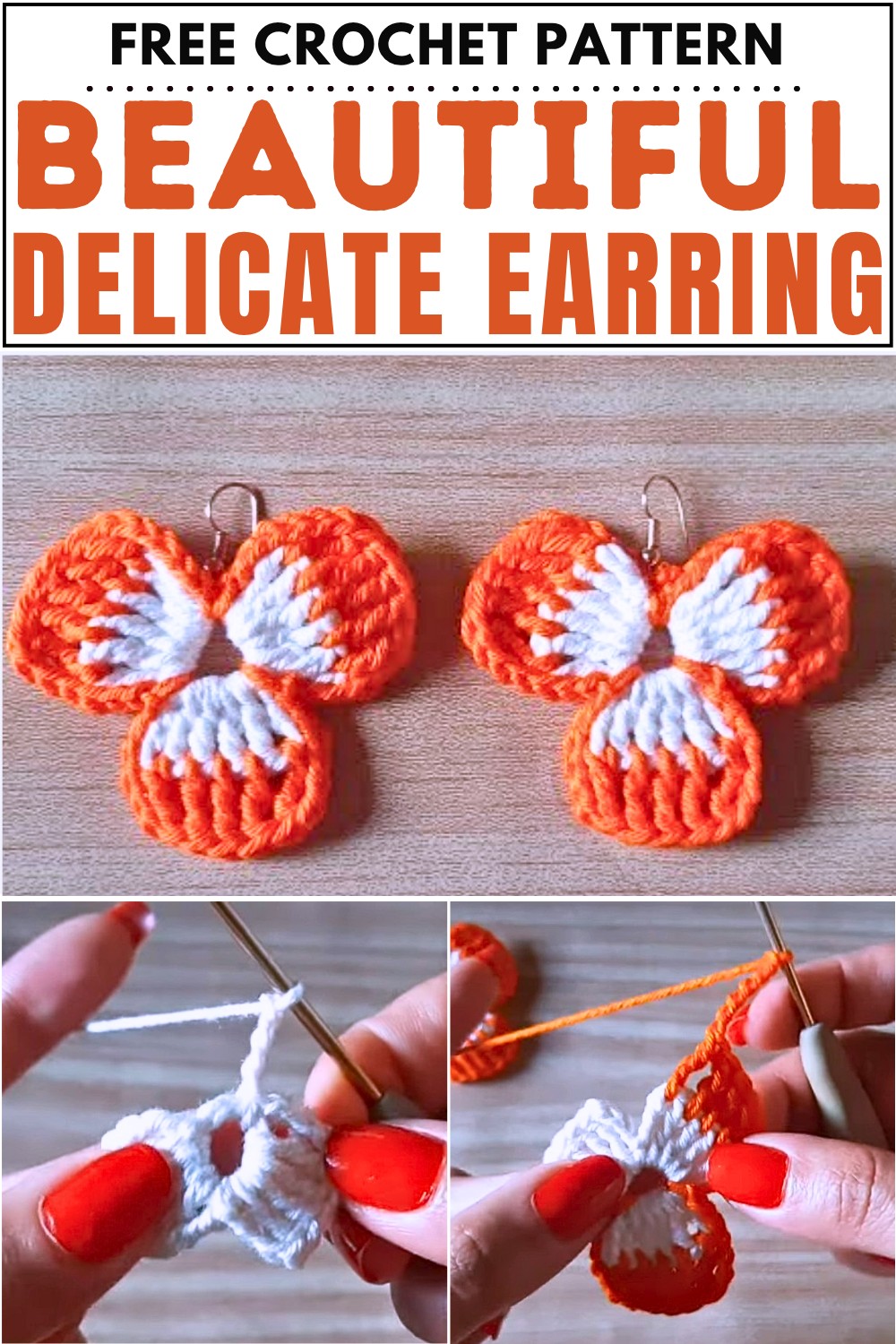 Wonderful Crochet Delicate Earring Pattern