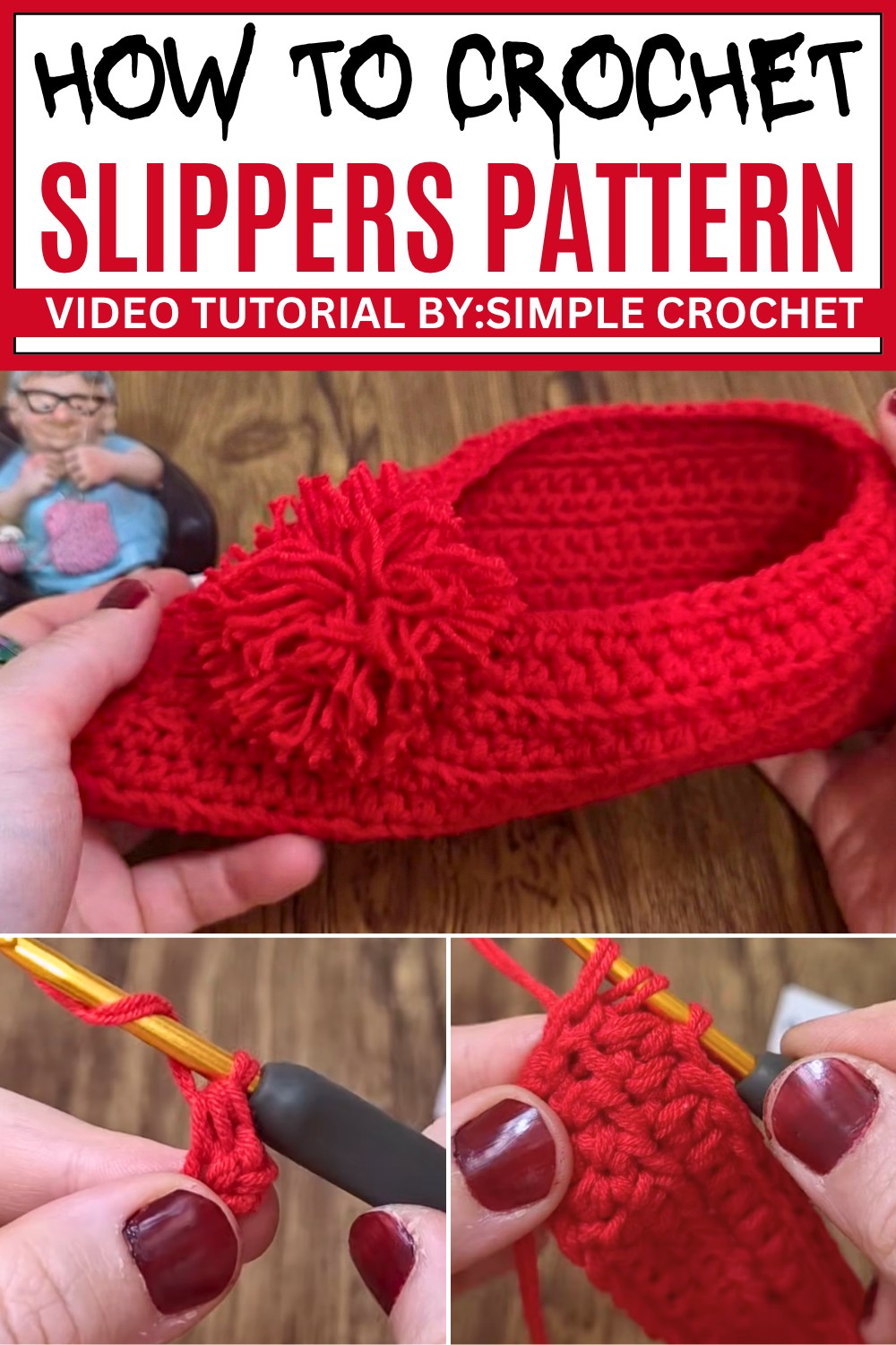 Crochet Slippers Pattern