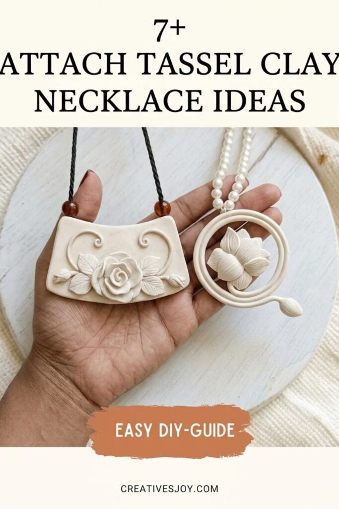 Attach Tassel Clay Necklace Ideas