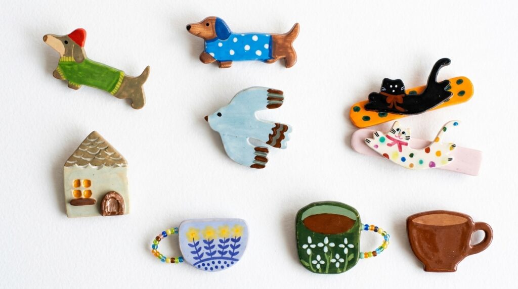 Clay Necklace Charms 7