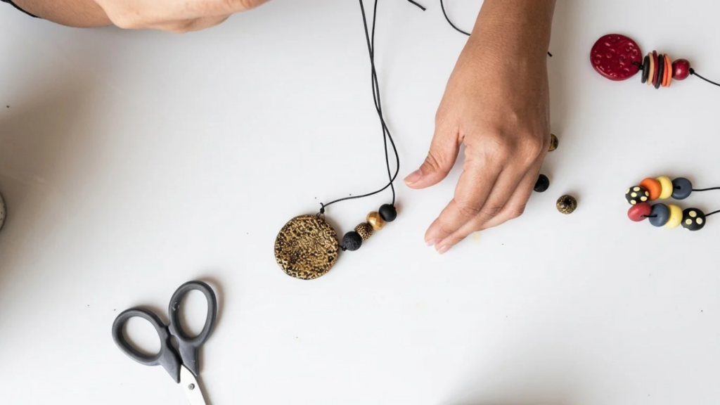 Polymer Clay Necklace 7