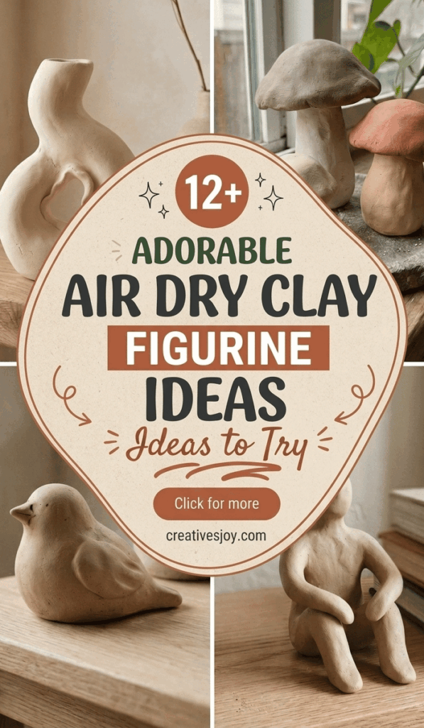 Adorable Air Dry Clay Figurine Ideas to Try