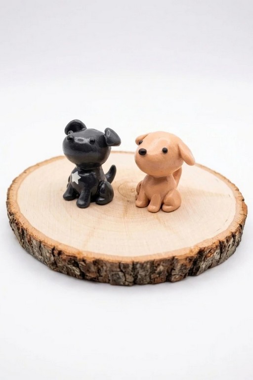 Adorable Dog Polymer Clay Creations Image
