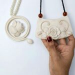 Attach Tassel Clay Necklace