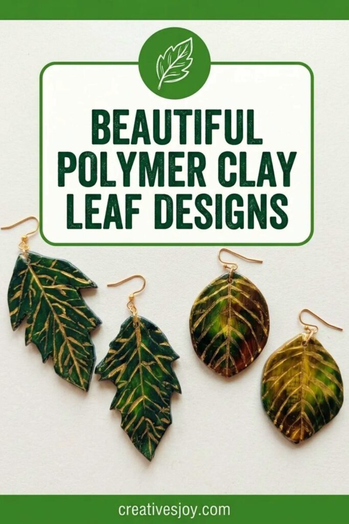Beautiful Polymer Clay Leaf Designs