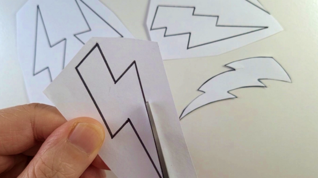 Bold Lightning Bolt Clay Jewelry 1