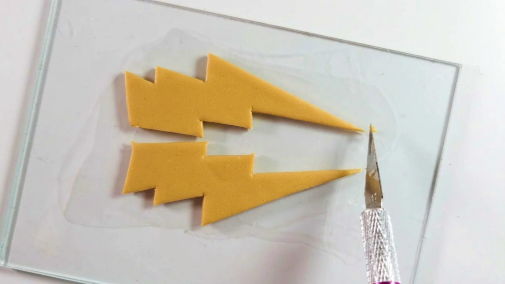 Bold Lightning Bolt Clay Jewelry 3
