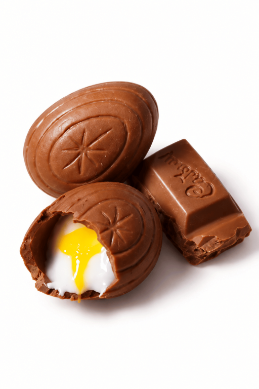 Cadbury Cream Egg Clay Creations for Candy-Themed Crafts