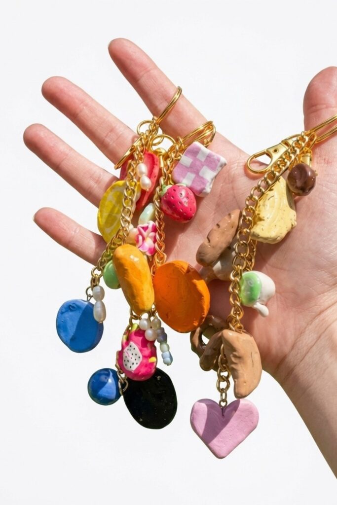Clay Bag Charms DIY Final Image