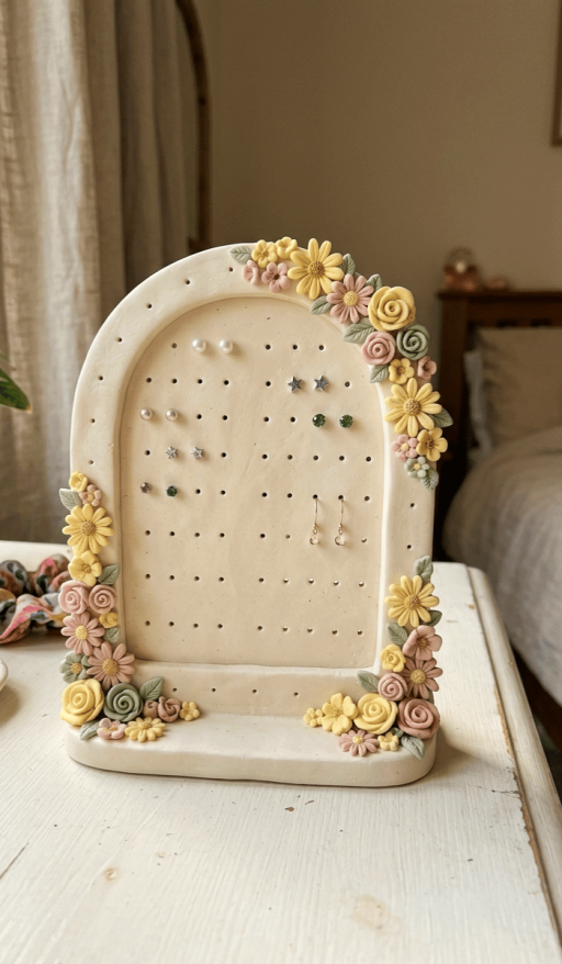 12 Chic Clay Earring Holder Ideas for Stylish Home Decor
