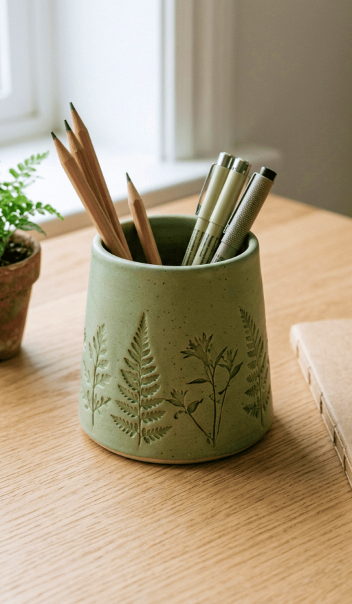 Clay Pen Holder Ideas