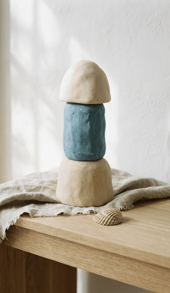 Coastal Inspired Clay Totem Ideas