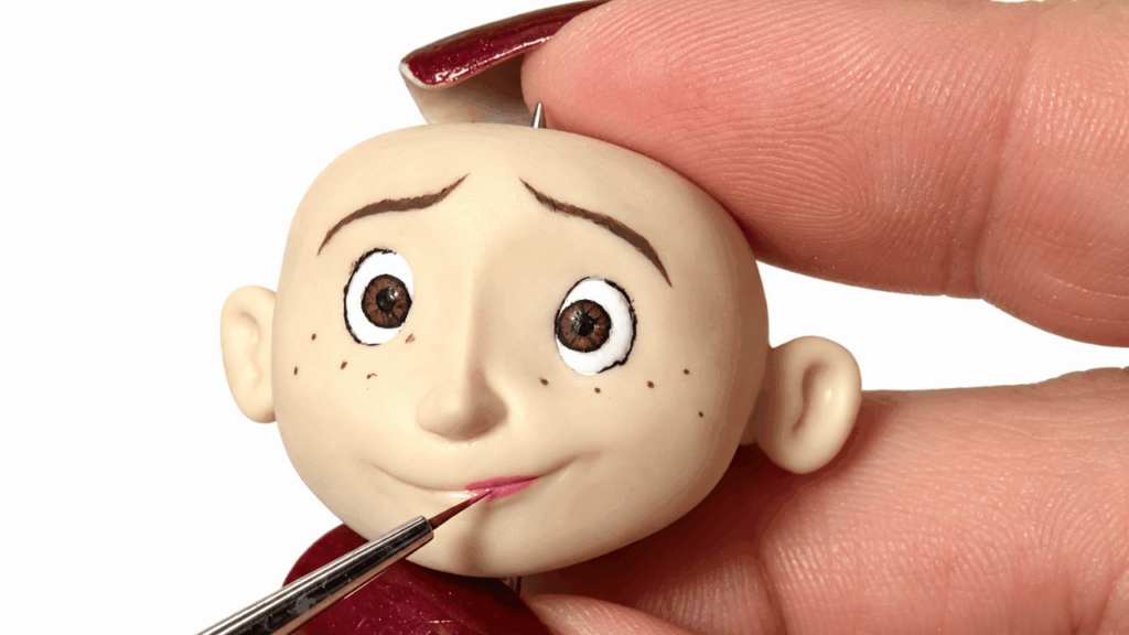 Coraline Doll with Polymer Clay 5
