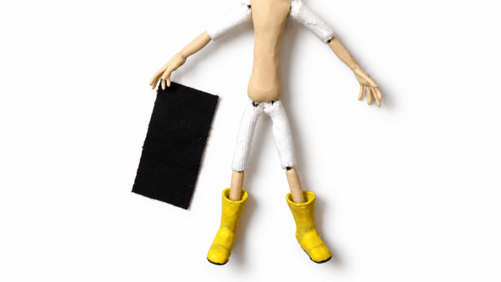 Coraline Doll with Polymer Clay 6