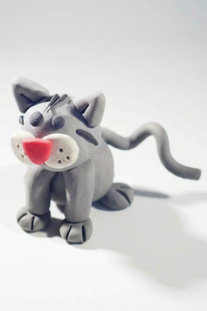 Create Your Own Adorable Clay Cat Final Image