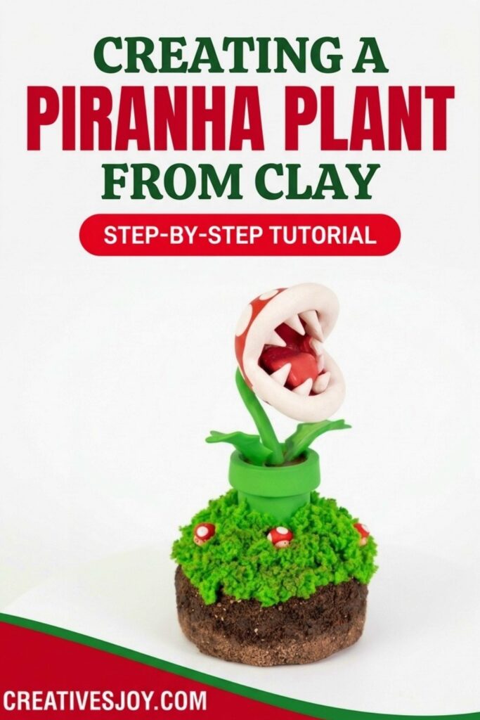 Creating a Piranha Plant from Clay