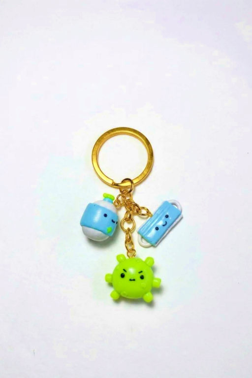 Cute COVID Charms Polymer Clay Image