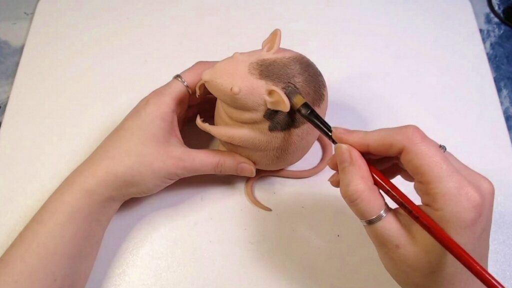 Cute Chubby Clay Rat 7