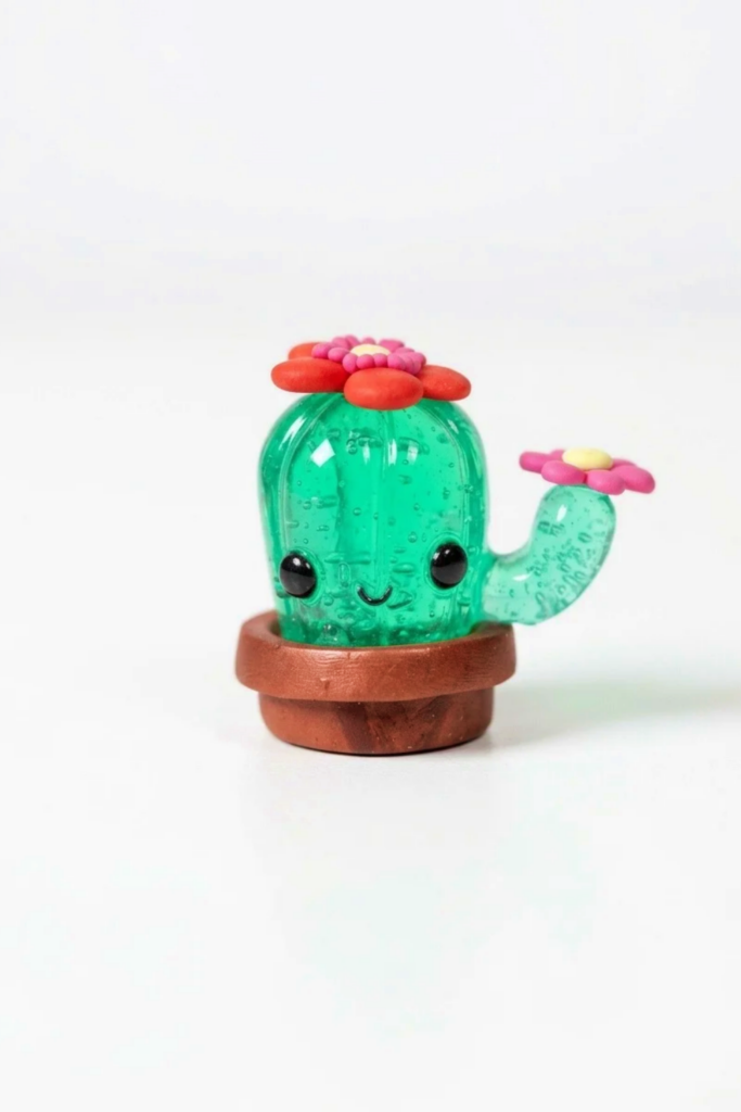 Cute Mini Cactus Resin Clay Final Image