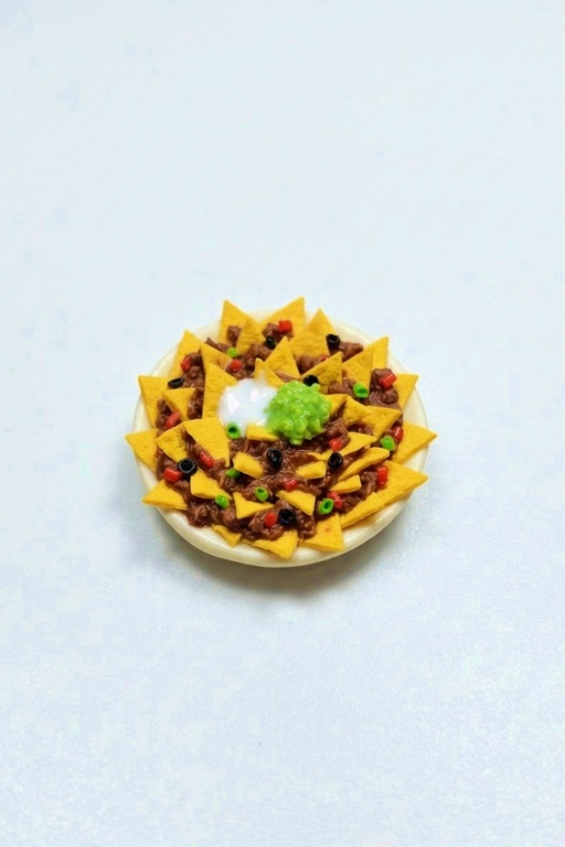 Cute Miniature Polymer Clay Nachos Image