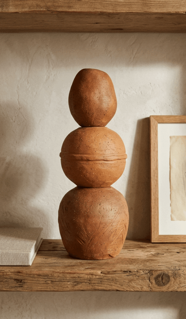 Earthy Terracotta Clay Totem Ideas