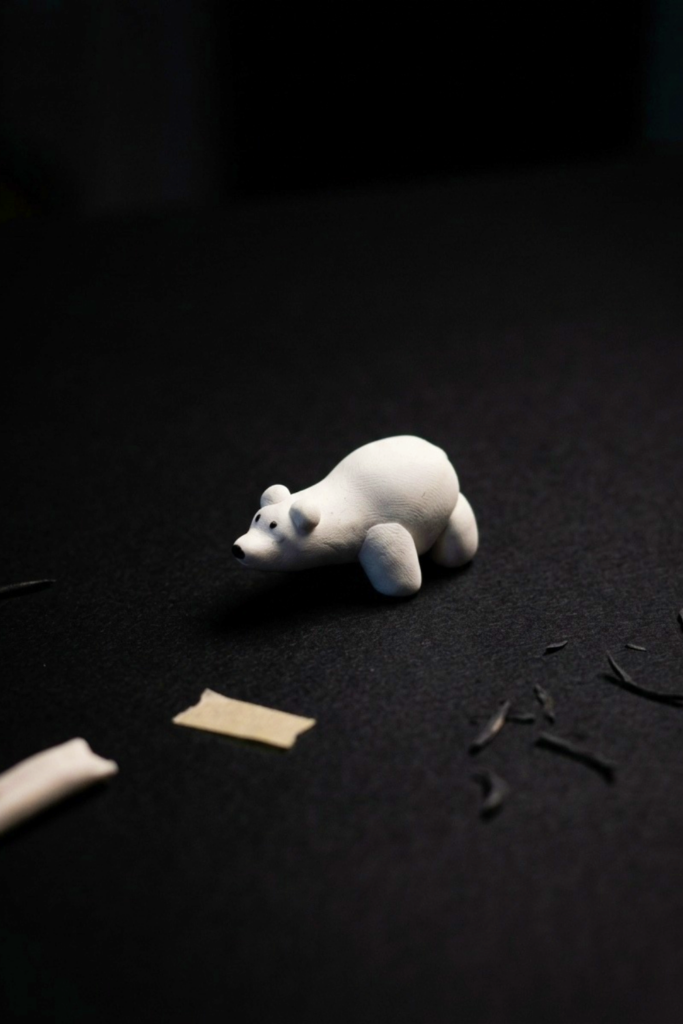 Easy DIY Polymer Clay Polar Bear Final Image